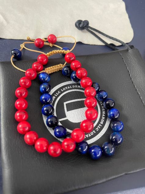 Sample red & blue bracelets Red And Blue Bracelets, Blue Bracelets, Blue Bracelet, Washer Necklace, Red Blue, Red And Blue, Red, Blue, Clothes