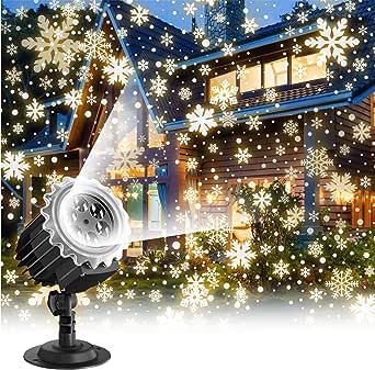 Christmas Projector Lights Outdoor, Christmas Light Projector, Snowflake Christmas Lights, Led Projector Lights, Christmas Projector, Snowflake Lights, Led Projector, Outdoor Christmas Lights, Decorating With Christmas Lights