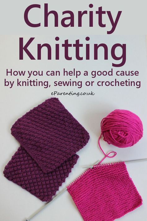 Knitting for Charity - How your knitting, sewing or crocheting could help a good cause Charity Crochet, Charity Knitting, Charity Work Ideas, Knitting For Charity, Easy Knitting Projects, Knitting Group, Charity Project, Beginners Knitting, How To Knit