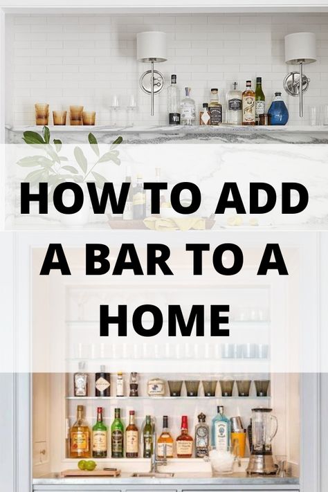 Small Living Room Bar Ideas, Indoor Bar Ideas Houses, Drinks Bar Ideas Home, Dining Room Bar Ideas, Small Dry Bar Ideas, Setting Up A Bar, Living Room Bar Ideas, Diy Wine Bar, Dry Bar Ideas