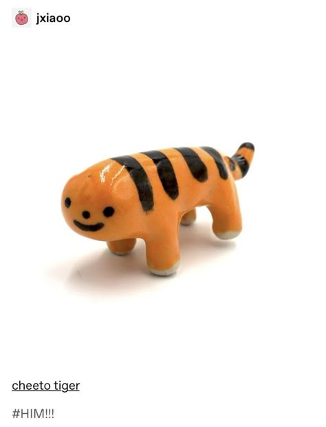 Clay Funny Ideas, Silly Clay Ideas, Silly Clay Things, Funny Clay Figures, Taracore Aesthetic, Cheeto Tiger, Weird Trinkets, Silly Ceramics, Funny Clay Ideas