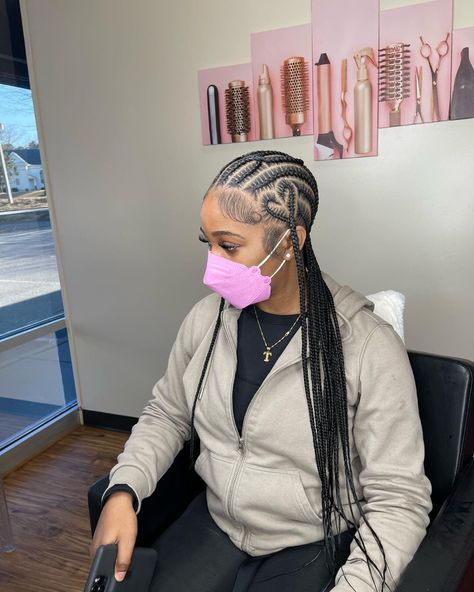 Feed In Braids, Girl Hair Colors, Braided Hairstyles For Black Women Cornrows, Big Box Braids Hairstyles, Bella Hair, Birthday Hairstyles, Feed In Braids Hairstyles, Braids Hairstyles Pictures, Hair Braid Videos