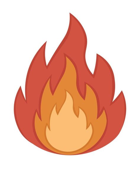 Doodle Flat Clipart. Fire flame illustration. All Objects Are Repainted. How To Draw A Flame, Fire Cartoon Drawing, Easy Fire Drawing, Fire Illustration Art, Fire Flames Drawing, Flame Doodle, How To Draw Fire, Flame Clip Art, Fire Drawing Easy