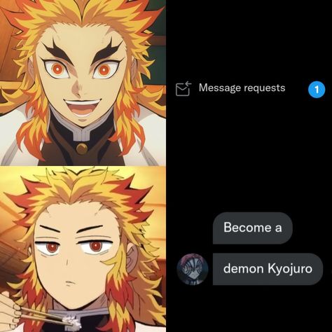 Kyojuro Rengoku • Flame Hashira • Akaza • Upper Moon Three • Twelve Kizuki • Funny • Meme • Demon Slayer • Kimetsu no Yaiba Upcoming Anime, One Piece Chapter, Slayer Meme, Manga News, Demon Slayer Kimetsu No Yaiba, Anime Family, Anime Jokes, Dragon Slayer, Kimetsu No Yaiba