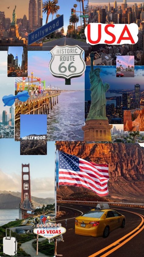 Summer Prints Wallpaper, Route 66 Road Trip, Instagram New York, Historic Route 66, Los Angeles Travel, I Want To Travel, California Dreaming, Living In New York, Summer Prints