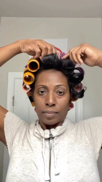 Roller Set On Natural Hair Black Women, Short Hair Roller Set, Short Roller Set Black Hair, Roller Set Hairstyles For Black Women, Roller Set On Natural Hair, Roller Set Natural Hair, Roller Set Hairstyles, 4b Natural Hair, Roller Sets