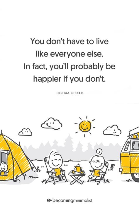 Love your own life.... Joshua Becker, Money Problems, Learning To Say No, Be Happier, Happy Thoughts, Love Words, Empowering Quotes, Love Your, Financial Freedom