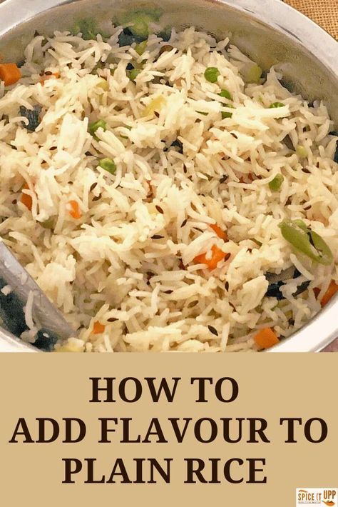 Flavoured Rice In Rice Cooker, How To Flavour Rice, How To Season Rice Recipes, How To Flavor Rice, Spiced Rice Recipes, Seasoned Rice In Rice Cooker, Spices For Rice, Flavoured Rice Recipes, How To Season Rice