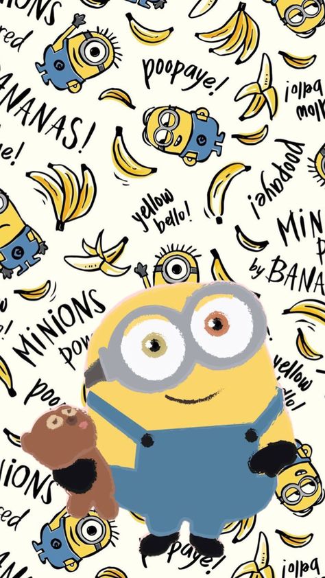 #fyp #minions #wallpaperaesthetic #wallpaperlockscreen #wallpaper #wallpapers #wallapaper Kid Ipad Wallpaper, Little Boy Wallpaper, Minion Background, Yellow Ipad, Cute Minions Wallpaper, Purple Minion, Yellow Minion, Minions Bob, Minions Love