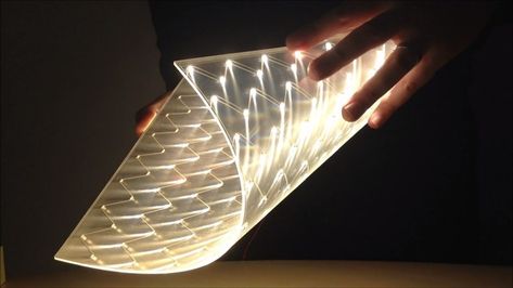 Ikea buys into flexible LED light tiles Interior Wood Stain, Flexible Led Light, Smart Textiles, Trendy Lighting, Ikea Design, Interior Led Lights, Smart Materials, Smart Lights, Smart Lighting