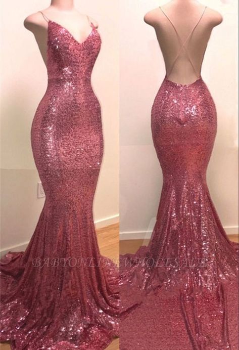 Sequin Prom Dresses Mermaid, Backless Mermaid Prom Dresses, Mermaid Pink, Sequin Evening Gowns, V Neck Prom Dresses, Mermaid Sequin, Graduation Dresses, Sequin Prom Dress, Evening Party Gowns