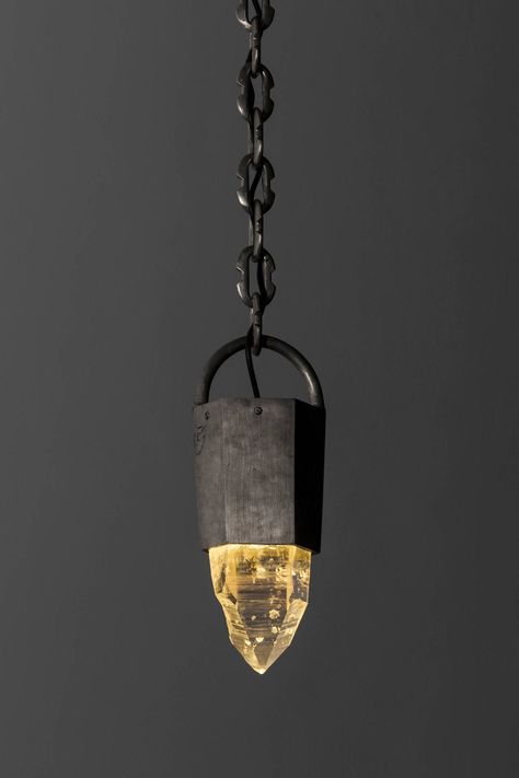 Pendant II by P4H Parts of Four Home 3 Quartz Flooring, Lemurian Quartz, Light Hanging, Punk Jewelry, Ceramic Vessel, Crystal Art, Hanging Pendants, Ceramic Sculpture, Light Accessories