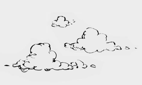 Tattoo Of Clouds, Fineline Cloud Tattoo, Clouds Tattoo Minimalist, Clouds Drawing Tattoo, Cloud Outline Tattoo, Cloud Line Tattoo, Fluffy Cloud Tattoo, Line Cloud Tattoo, Clouds Tattoo Fine Line