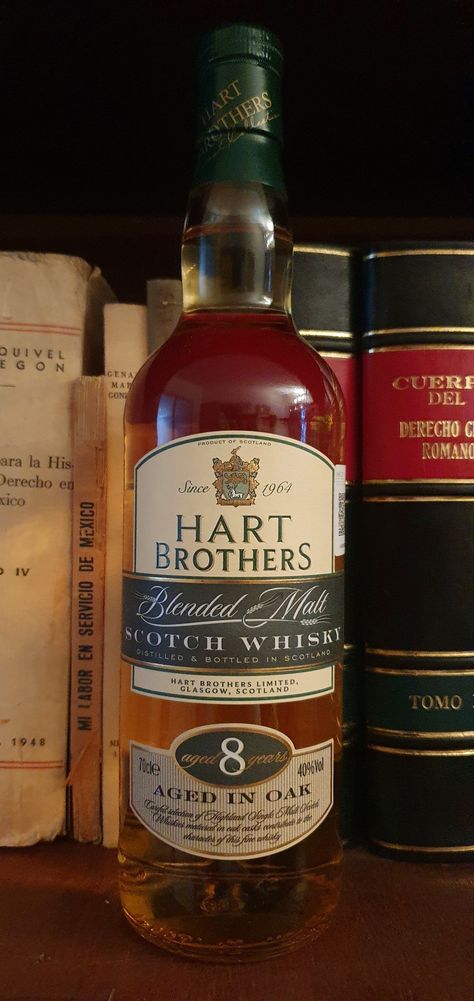 Hart Brothers, Blended Malt Scotch Whisky, 8 yo, speyside whisky. Speyside Whisky, Cigars And Whiskey, Jack Daniels Whiskey Bottle, Scotch Whisky, Cigars, Glasgow, Scotch, Whiskey Bottle, Whiskey