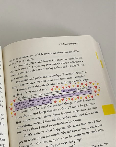 Book Quote Annotations, Book Love Lines, All Your Perfects Quotes Book, Book Quotes For Friends, Book Messages Note, Cute Book Qoutes, Cute Book Lines, Cute Quotes From Books, Love Lines From Books