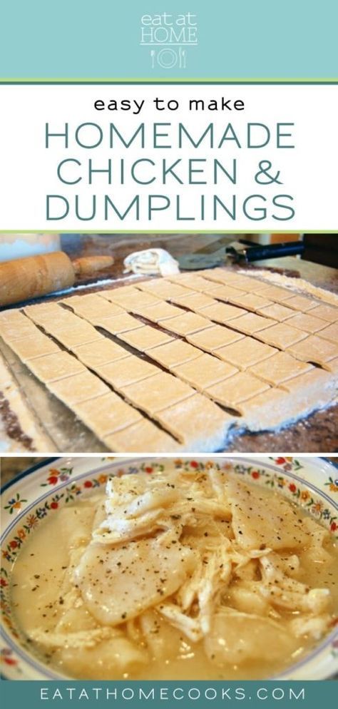 Easy Homemade Chicken And Dumplings, Chicken And Dumplin Recipe, Homemade Chicken And Dumplings Recipe, Dumplin Recipe, Homemade Dumplings Recipe, Chicken Dumplings Recipe, Chicken And Dumplings Recipe, Homemade Chicken And Dumplings, Chicken Dumplings