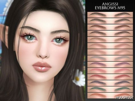 Download Eyebrows N95 for Sims 4 at ModsHost NOW! PREVIEWS MADE USING HQ MOD 14 colors HQ mod compatible Female Child to elder Custom thumbnail Recoloring Allowed: Yes #sims #eyebrows #gaming #mods #hair Female Eyebrows Sims 4 Cc, Eyebrow Sims 4 Cc, Eyebrow Cc Sims 4, Sims 4 Cc Brows, Sims4 Eyebrows, The Sims 4 Eyebrows, Ts4 Eyebrows, Sims Eyebrows, Sims 4 Cc Eyebrows