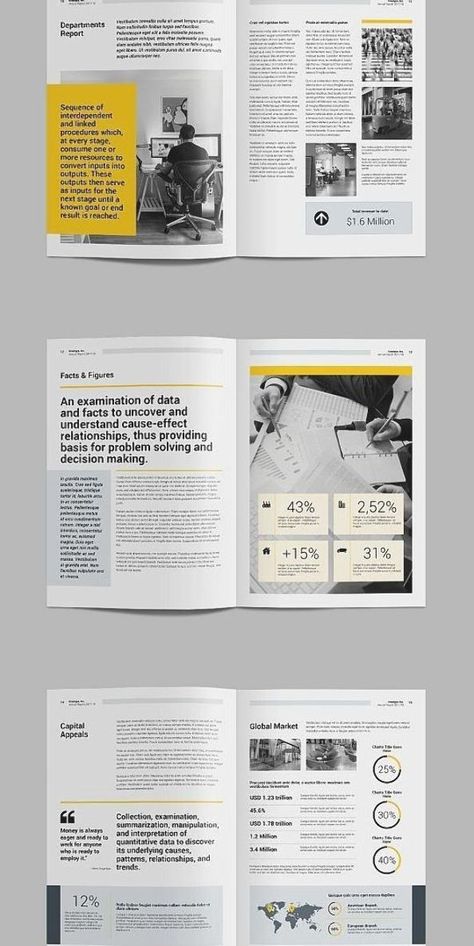 Annual Report Layout, Layout Editorial, Annual Report Template, Indesign Layout, Newsletter Layout, Magazine Layout Inspiration, Template Brochure, Editorial Design Layout, Page Layout Design