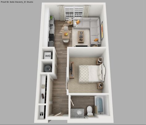 1 Bedroom With Office Floor Plan, 1 Bedroom Layout Floor Plans, 1 Bedroom Open Floor Plan, One Bedroom House Ideas, Small Apartment Floor Plans 1 Bedroom, Long Apartment Layout, One Bedroom Apartment Ideas Floor Plans, One Bedroom Apartment Layout, 1 Bedroom Apartment Floor Plan