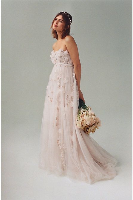 Try On Wedding Dress Samples in Georgetown - BHLDN - BHLDN Wtoo By Watters, Bhldn Wedding, Botanical Embroidery, By Watters, Discount Wedding Dresses, Anthropologie Wedding, Bhldn Weddings, Wedding Dresses For Sale, Vintage Inspired Wedding