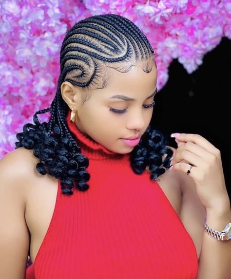 Braids Trending, Cornrow Hairstyle, Cornrows Natural, Latest Hair Braids, Cornrows Natural Hair, Cornrows Braids For Black Women, Short Box Braids Hairstyles, Short Box Braids, African Hair Braiding Styles