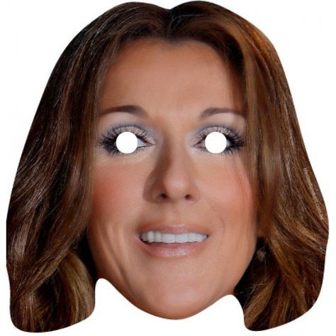 Celine Dion Celebrity Face Mask 169 Face On A Stick, Celebrity Face Mask, Printable Mask, Celebrity Mask, Printable Masks, Celebrity Faces, Instagram Selfie, Cardboard Cutouts, Mask Party