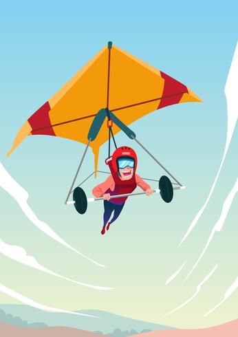 Monumental Vbs, Hang Glider, Transportation Art, Parrot Pet, Concept Draw, Lens Logo, Cartoon 3d, Vector Banner, Conceptual Illustration