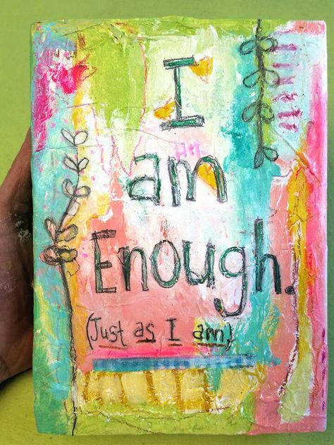 Positive affirmations Affirmations Journal Ideas, Watercolor Affirmations, Affirmations Journal, Hot Glue Art, Posters Diy, Glue Art, Art Therapy Projects, Collage Art Projects, Positive Art