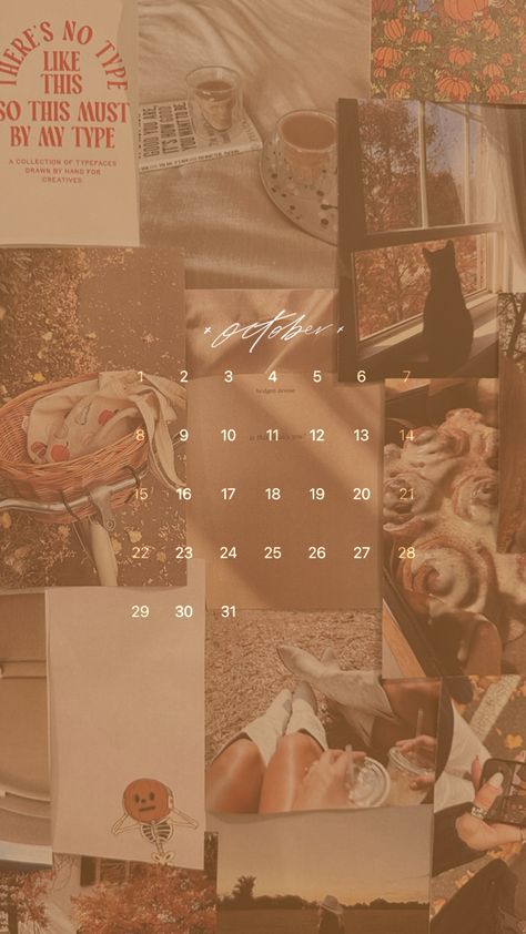 October Birthday Aesthetic, Aesthetic Wallpaper October, Aesthetic October Calendar, 2nd October Birthday, Y2k Aesthetic Background, October 2023 Calendar, Aesthetic Wallpaper Halloween, October Pins, October Moodboard