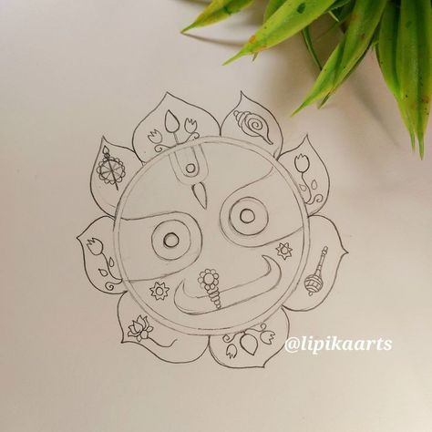 Jagannath Lord Sketch, Drawing Of Jagannath, Jagannath Drawing Pencil Sketch, Jagannath Craft, Jagannath Drawing Easy, Jagannath Sketch, Lord Jagannath Drawing, Spiritual Sketches, Jagannath Painting Easy