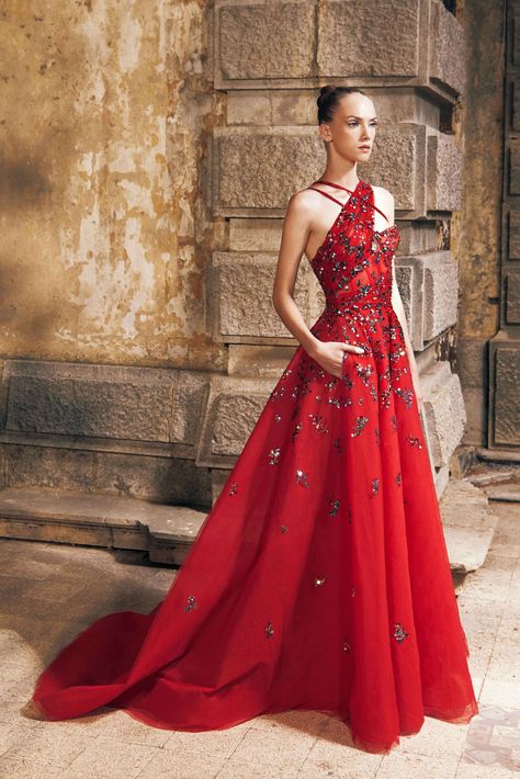 Tony Ward Couture, Couture 2023, Gown Boutique, Women In Red, Stella Dress, Gowns Couture, Tony Ward, Red Sparkle, Fashion Gowns