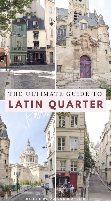 The Ultimate Guide to the Latin Quarter of Paris – Latin Quarter Guide: What to Do in the 5th Arrondissement of Paris, France. #parisguide Latin Quarter Paris, Holiday Tips, Paris Travel Tips, Paris France Travel, Latin Quarter, Paris Guide, France Travel Guide, Paris Travel Guide, Travel France