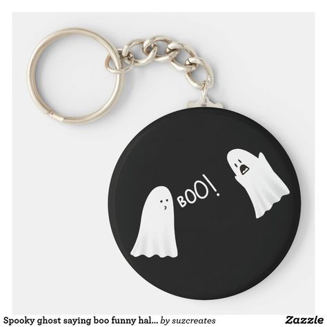 Keychain Painting, Funny Keychains, Ghost Keychain, Halloween Keychain, Cards For Boyfriend, Funny Ghost, Spooky Ghost, Diy Keychain, Fathers Day Cards