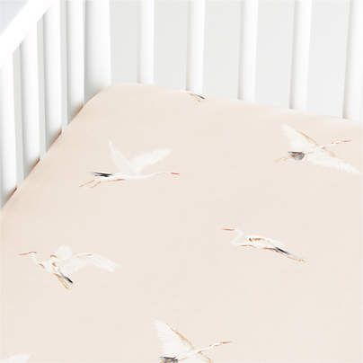 Organic Egret Toddler Sheet Set | Crate and Barrel Crib Sheets Girl, Crib Fitted Sheet, Contemporary Sofas, Toddler Sheets, Neutral Prints, Crib Quilt, Fitted Crib Sheet, Popular Products, Contemporary Sofa