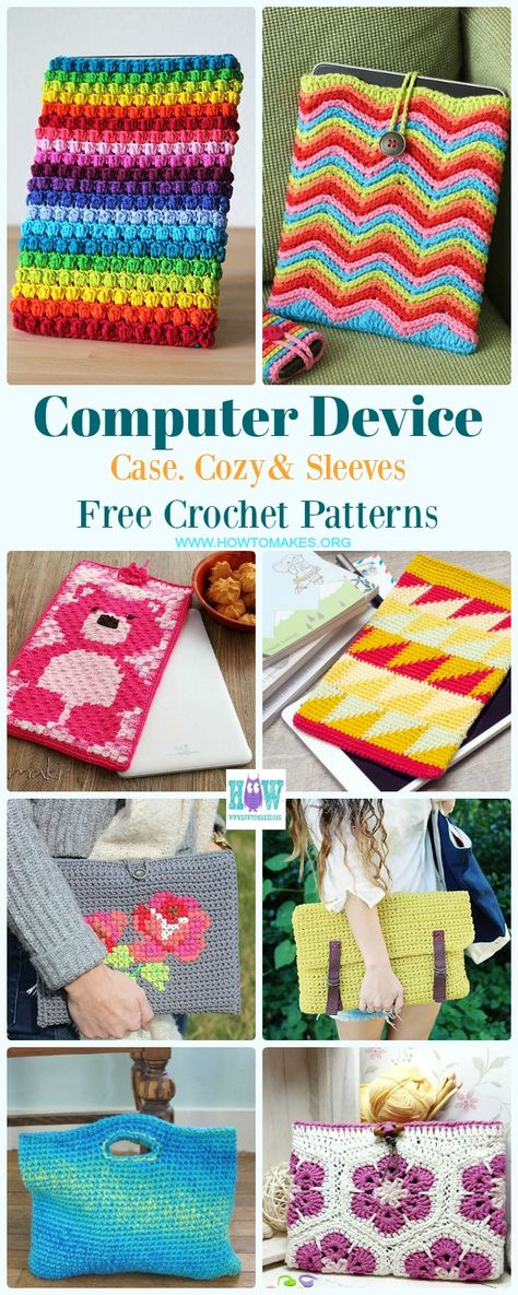 Collection of Crochet Computer Device Case Cozy Sleeves Free Patterns, Electrical Device Cozy crochet, crochet ipad sleeve, crochet tablet cover and more Crochet Ipad Case Free Pattern, Crochet Ipad Sleeve, Crochet Ipad Cover, Crochet Tablet Cover, Crochet Case Pattern, Crochet Ipad Case, Crochet Laptop Sleeve, Crochet Laptop Case, Crochet Book Cover