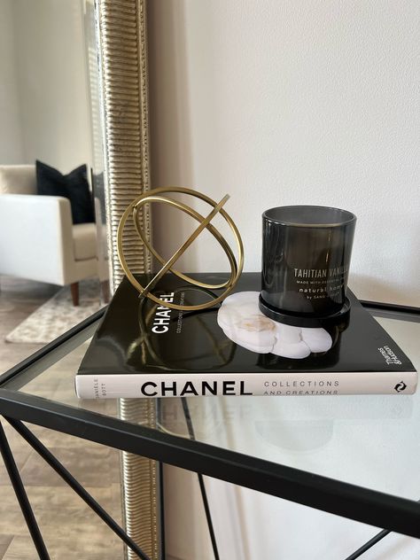 Chanel: Collections and Creations … curated on LTK Chanel Books Decor, Chanel Book Decor, Chanel Coffee Table Book, Chanel Book, Night Anime, Chanel Collection, Coffee Table Styling, Small Apartment Decorating, Stay Night