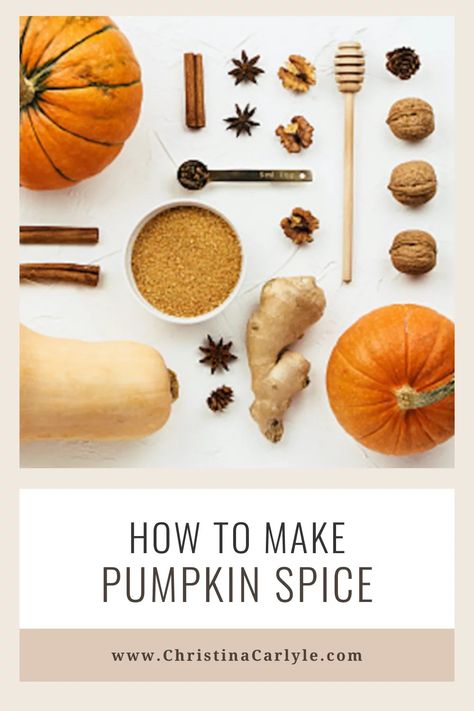 Learn how easy it is to make Pumpkin Pie Spice at home with this quick and easy recipe from holistic nutritionist Christina Carlyle. Make Pumpkin Pie Spice, Homemade Pumpkin Pie Spice, Christina Carlyle, Healthy Pumpkin Pie, Pumpkin Pie Spice Recipe, Pie Spice Recipe, Pumpkin Pie Spice Mix, Healthy Pumpkin Pies, Dumbbell Workouts