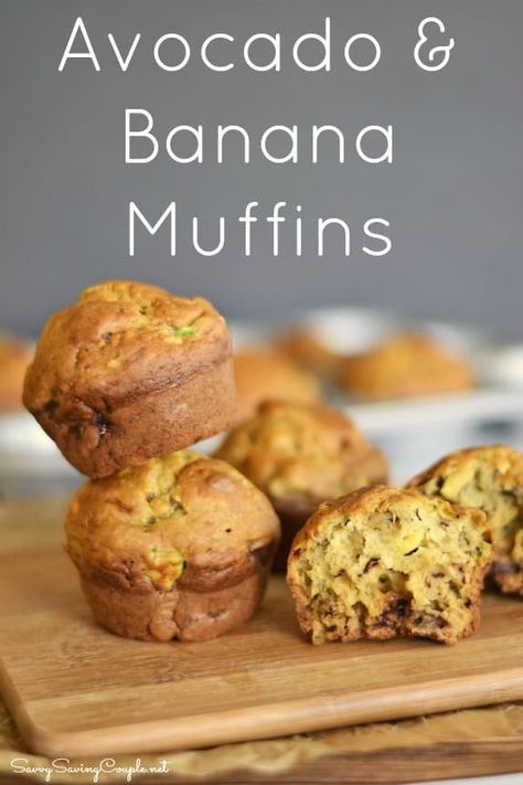 You've just found the perfect muffin recipe! Our Avocado Banana Muffins Recipe uses no butter or oil. It's a wholesome version of a delicious treat! Avocado Banana Muffins, Avocado Dessert, Mug Cakes, Banana Muffin Recipe, Avocado Banana, Avocado Recipes, Banana Muffins, Toddler Meals, Healthy Nutrition