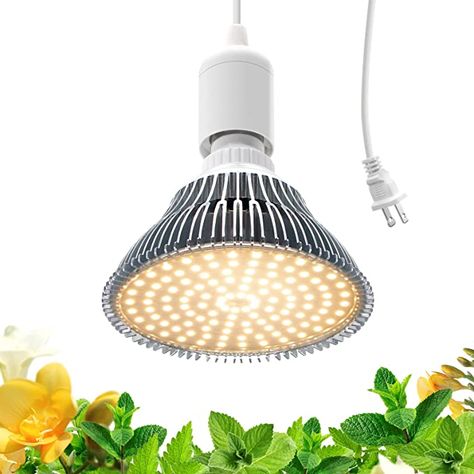 AmazonSmile: Bstrip LED Grow Light Bulb for Indoor Plants with Hanging System, 25W Full Spectrum, Plant Light Bulbs with 16.4FT Power Cord, Pendant Grow Lights for Indoor Plants, Flowers, Garden, Greenhouse : Patio, Lawn & Garden Growing Bulbs, Grow Light Bulbs, Grow Lamps, Plant Light, Greenhouse Plants, Led Grow Light, Hanging System, Garden Greenhouse, Plant Lighting