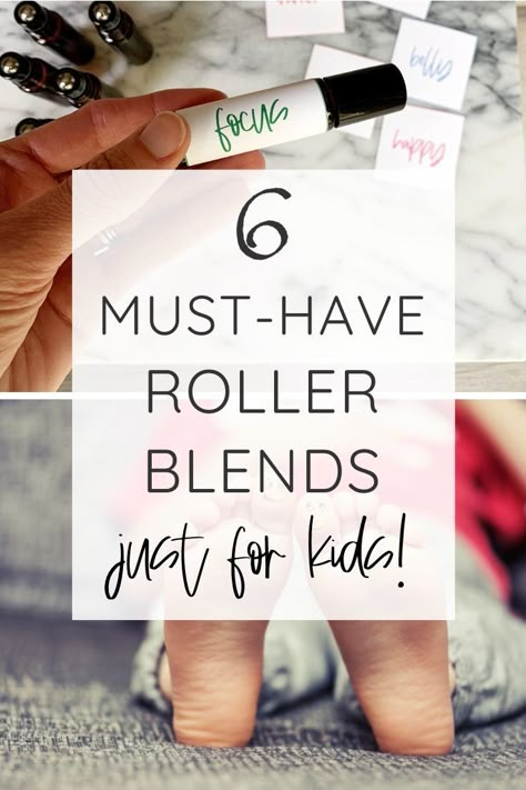 Kids Essential Oil Blends, Diy Essential Oil Roller Blends, Essential Oil Blends For Colds, Essential Oil Roller Recipes, Calming Essential Oil Blends, Essential Oil Blends Roller, Essential Oil Spray Recipes, Essential Oil Roller Bottle Recipes, Essential Oils Focus