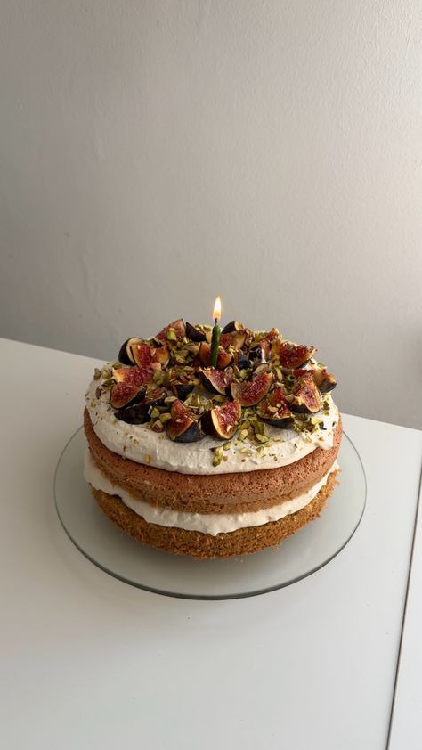 Fig Birthday Cake, Figs Cake, Winter Outfits Sweaters, Work Office Outfits, Every Other Thursday, Lazy Cake, Fig Cake, Nail Types, Birthday Aesthetic