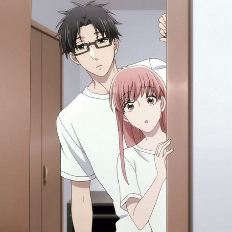 Kou Wotakoi, Hirotaka And Narumi, Wotakoi Love Is Hard For Otaku, Melanie Martinez Drawings, Anime Nerd, Anime Backgrounds Wallpapers, Hard To Love, Anime Best Friends, Cat Girl