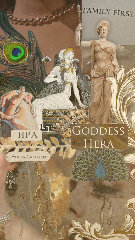 Hera #goddess #deityseries #creative Hera Goddess, Percy Jackson Cabins, Goddess Of Love, Greek Myths, Family First, Greek Gods, Greek Mythology, Percy Jackson, Aesthetic Wallpapers