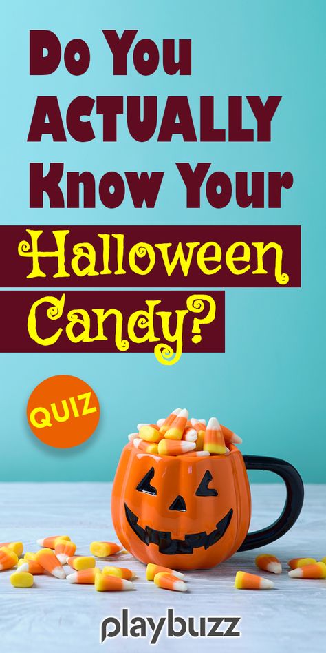 We all eat it. We all love it. But can you name all of the delicious Halloween sweets on this list? **** #PlaybuzzQuiz Halloween Quiz Candy Costume Horror General Knowledge Playbuzz Quiz Candy Costume, Halloween Quiz, Candy Costumes, Playbuzz Quiz, Halloween Sweets, Trivia Quizzes, Fun Quizzes, Detox Tea, All Love