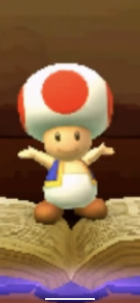 Mario Toad Wallpaper, Toad Mario Wallpaper, Toad Pfp, Toad Wallpaper, Goofy Pfp, Paper Mario, Witch Academia, Grunge Art, Sophomore Year