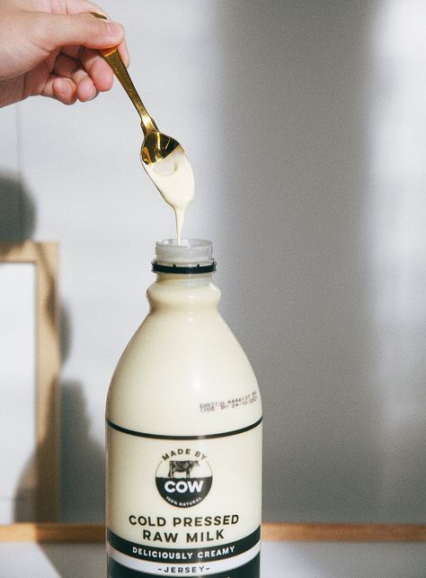 Our Process - Cold Pressed Raw Milk  - Made By Cow Milk Aesthetic, Milk Processing, Drinks Ideas, Happy Cow, Clean Lifestyle, Cold Pressed, Our Body, Cow, Milk