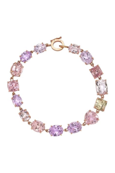 IRENE NEUWIRTH Gemmy Gem Tourmaline Bracelet | SHOP BAZAAR Irene Neuwirth Jewelry, Bracelet Shop, Tourmaline Bracelet, Irene Neuwirth, Tourmaline Necklace, Pink Jewelry, Colored Gems, Crown Jewels, Fine Jewels