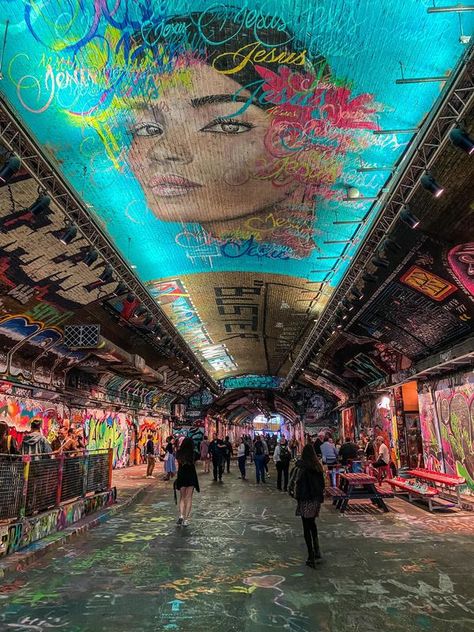 Leake Street, Streets Of London, London Street, Street Art, Arch, Jesus, London