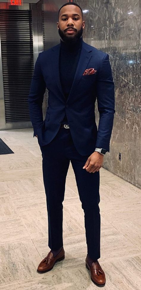 All Black Wedding Outfit Men, Finance Bro Aesthetic Outfit Men, Black Mens Fashion Casual Classy, Black Man In Suit Classy, Black Men Formal Outfit, Black Men Classy Outfits, Black Men Business Casual Outfits, Classy Black Men, Suits Black Men