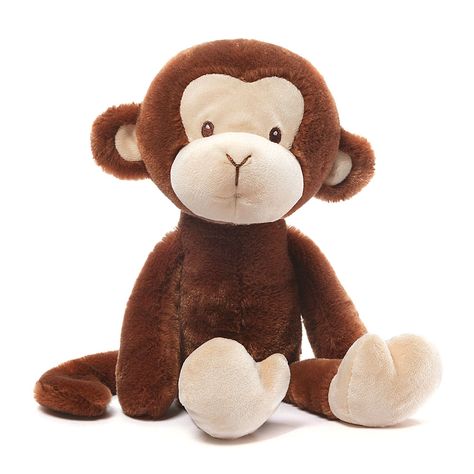 Baby Gund Nicky Noodle Monkey Plush Toy | Claire's Baby Gorillas, Fun Nursery, Monkey Stuffed Animal, Monkey Plush, Plush Backpack, Baby Monkey, Baby Rattle, Toy Craft, Baby Play